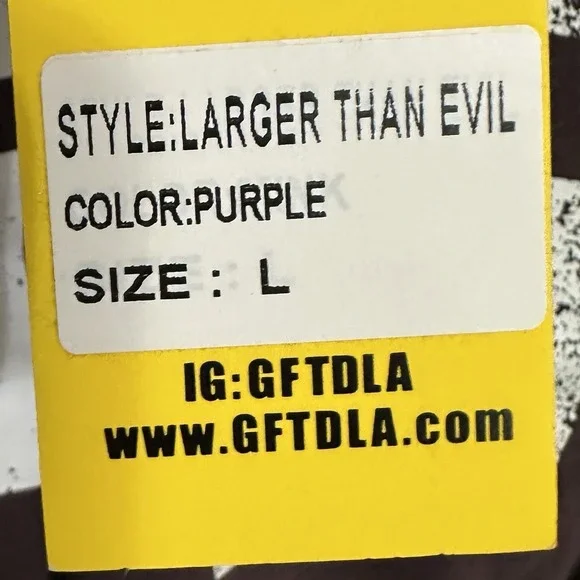 GFTD LARGER THAN EVIL LONG SLEEVE SHIRT Gifted L.A. Streetwear‎ Urban Skateboard - Picture 6 of 10